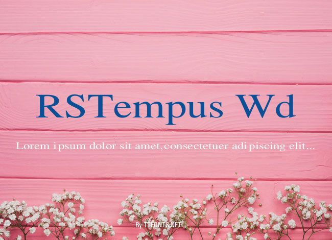 RSTempus Wd example